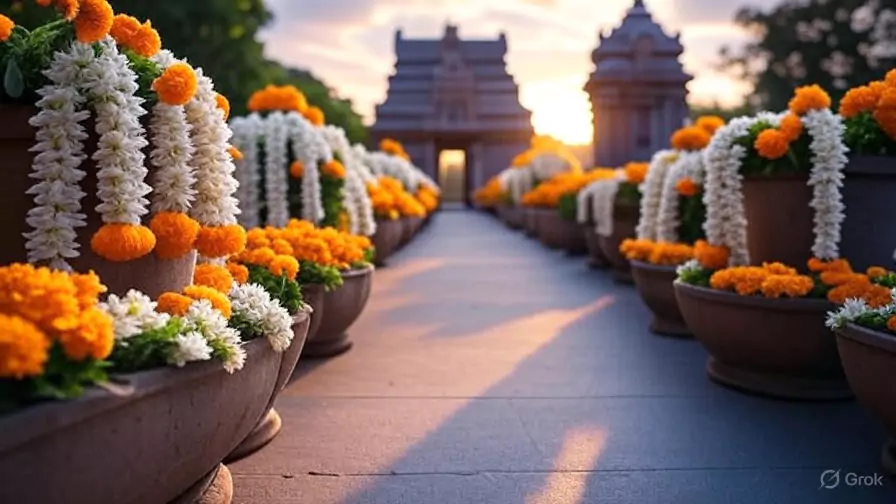 offering-flowers-to-temples