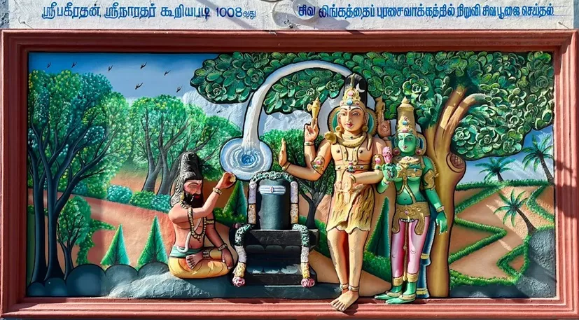 purasawalkam-gangadeeswarar-temple-painting-1008th-lingam